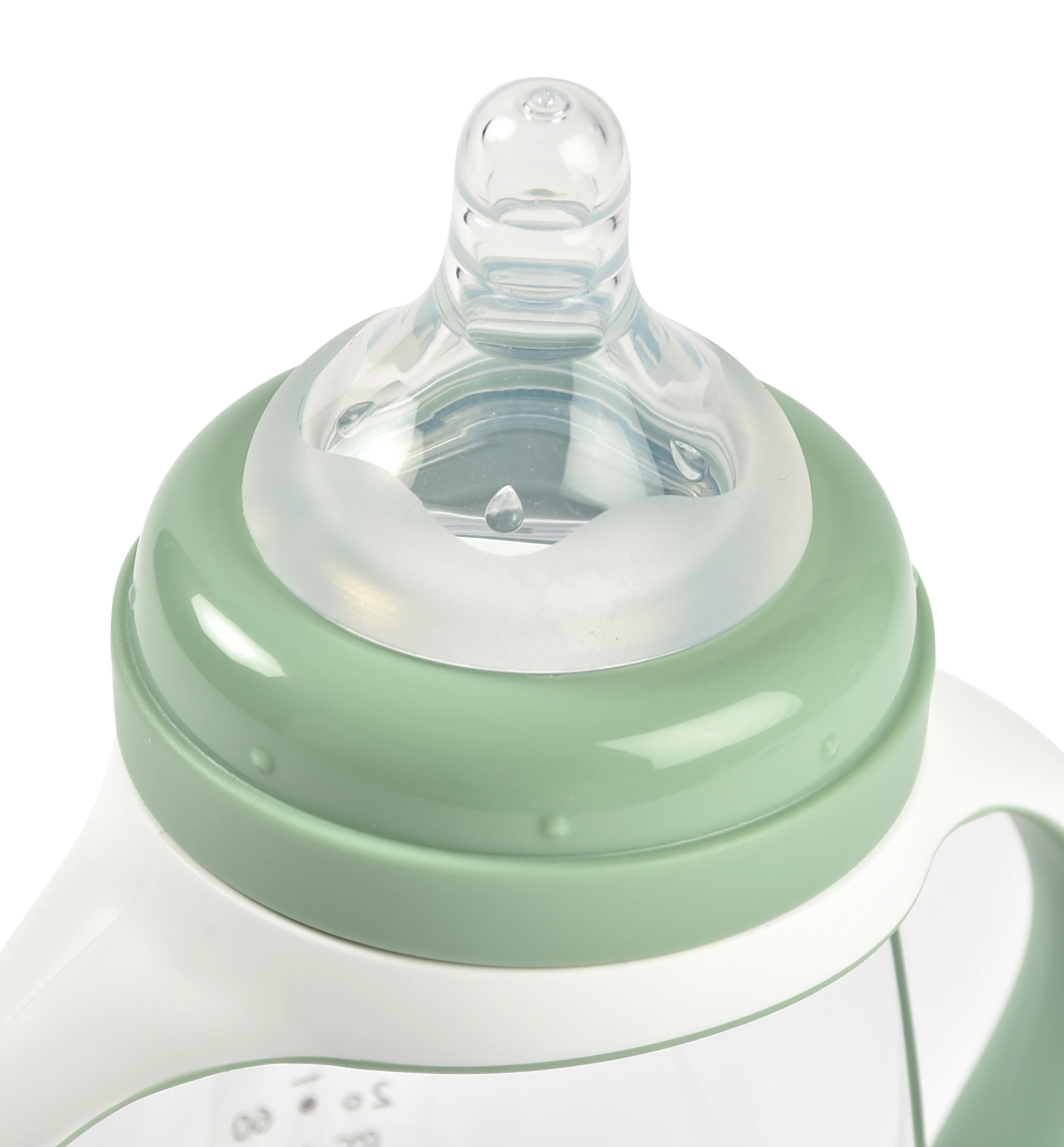 BEABA 2-IN-1 BOTTLE TO SIPPY LEARNING CUP 210ML - SAGE GREEN - Image 4