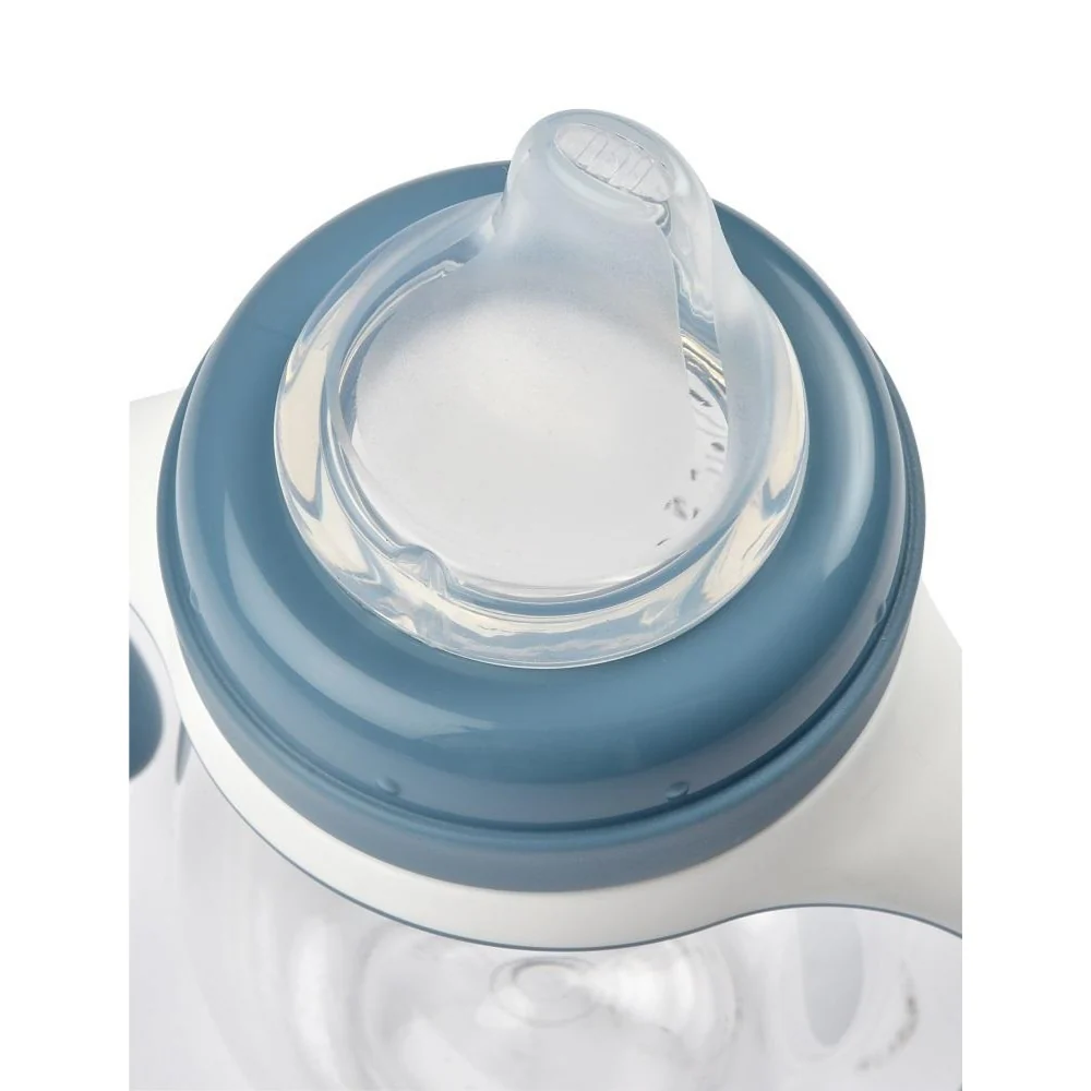 BEABA 2-IN-1 BOTTLE TO SIPPY LEARNING CUP 210ML - WINDY BLUE. NEW - Image 4