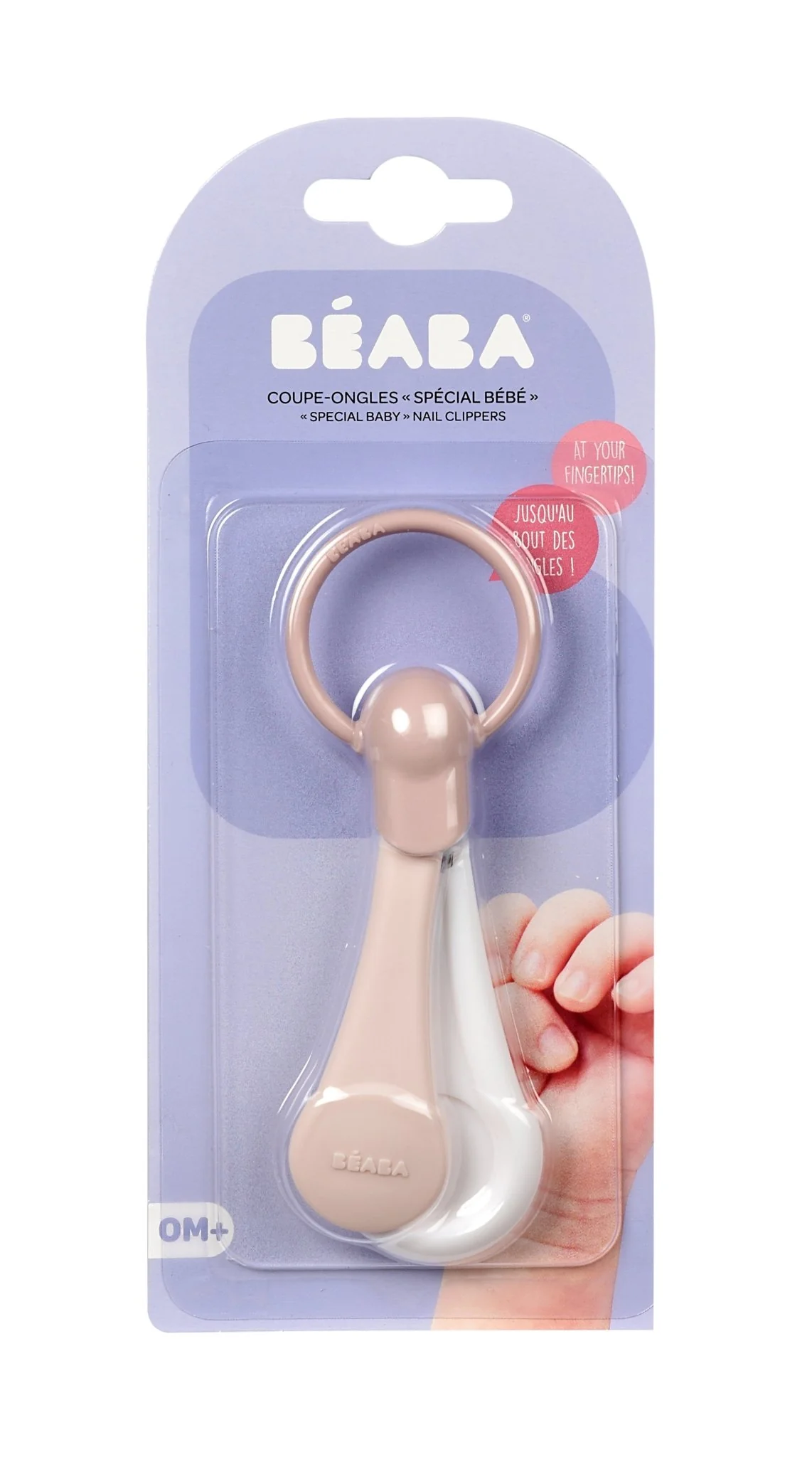 BEABA BABY NAIL CLIPPERS - OLD PINK - Image 4
