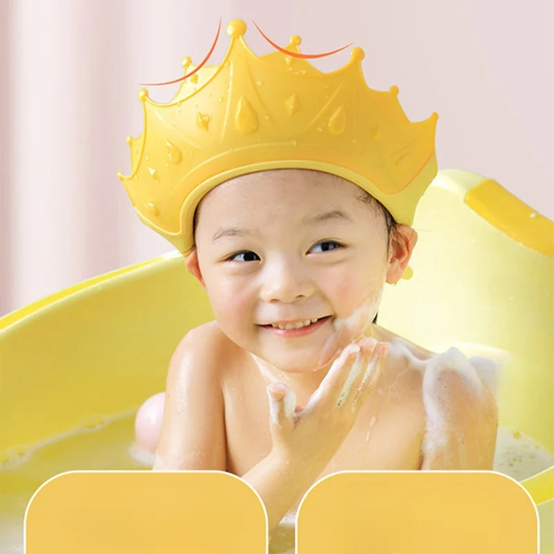 Crown Shape Children Shower Head Cover, Adjustable Strap - Image 5