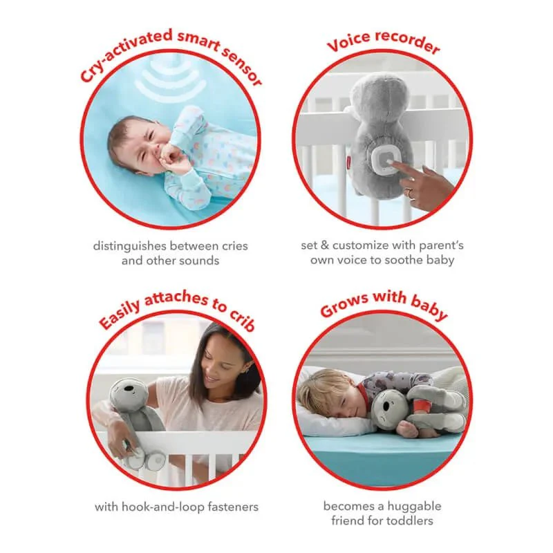 Cry Activated Soother With Voice Recording & Nature Sounds – Perfect Baby Sleep Aid - Image 3