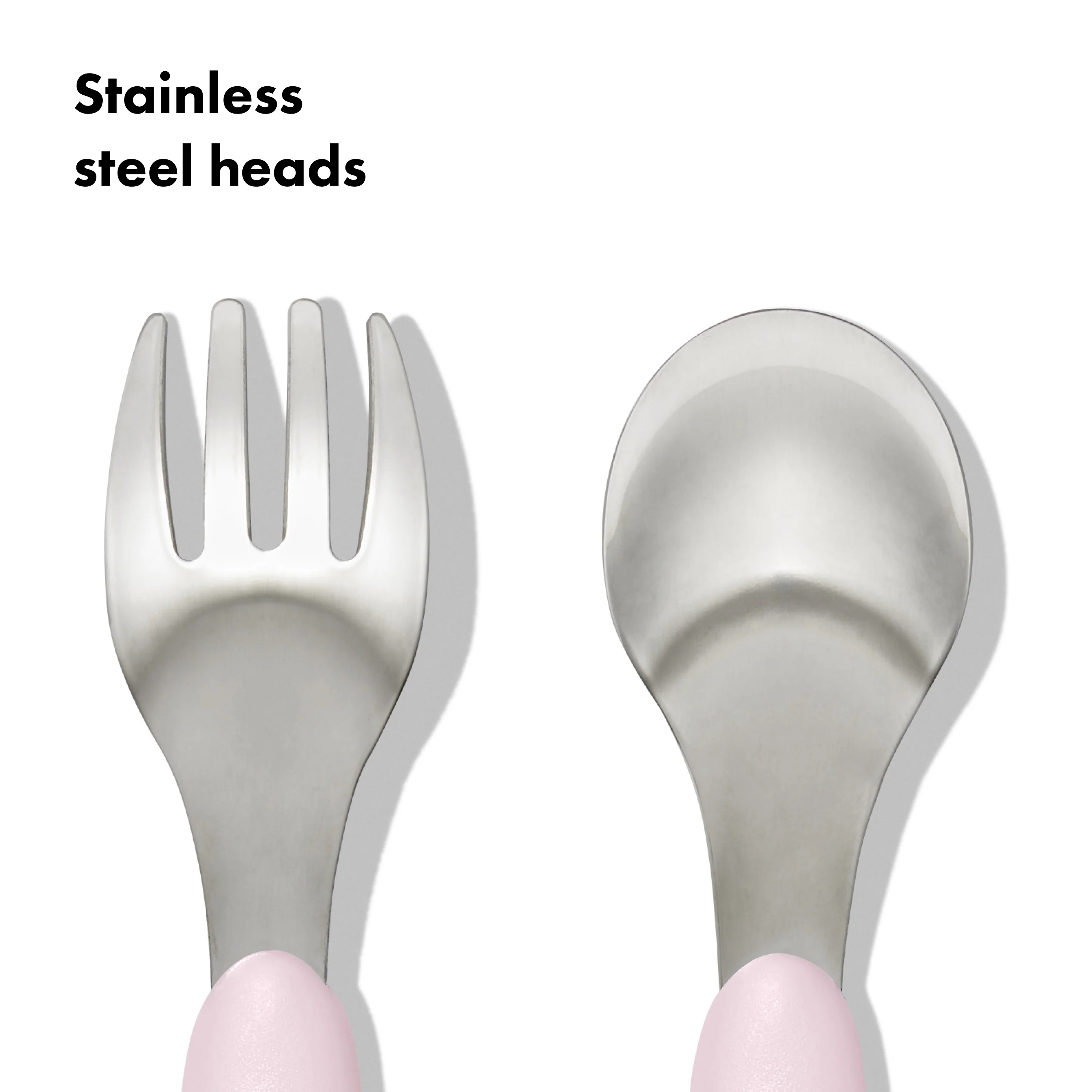 OXO TOT Fork & Spoon Set - Blossom - Image 8