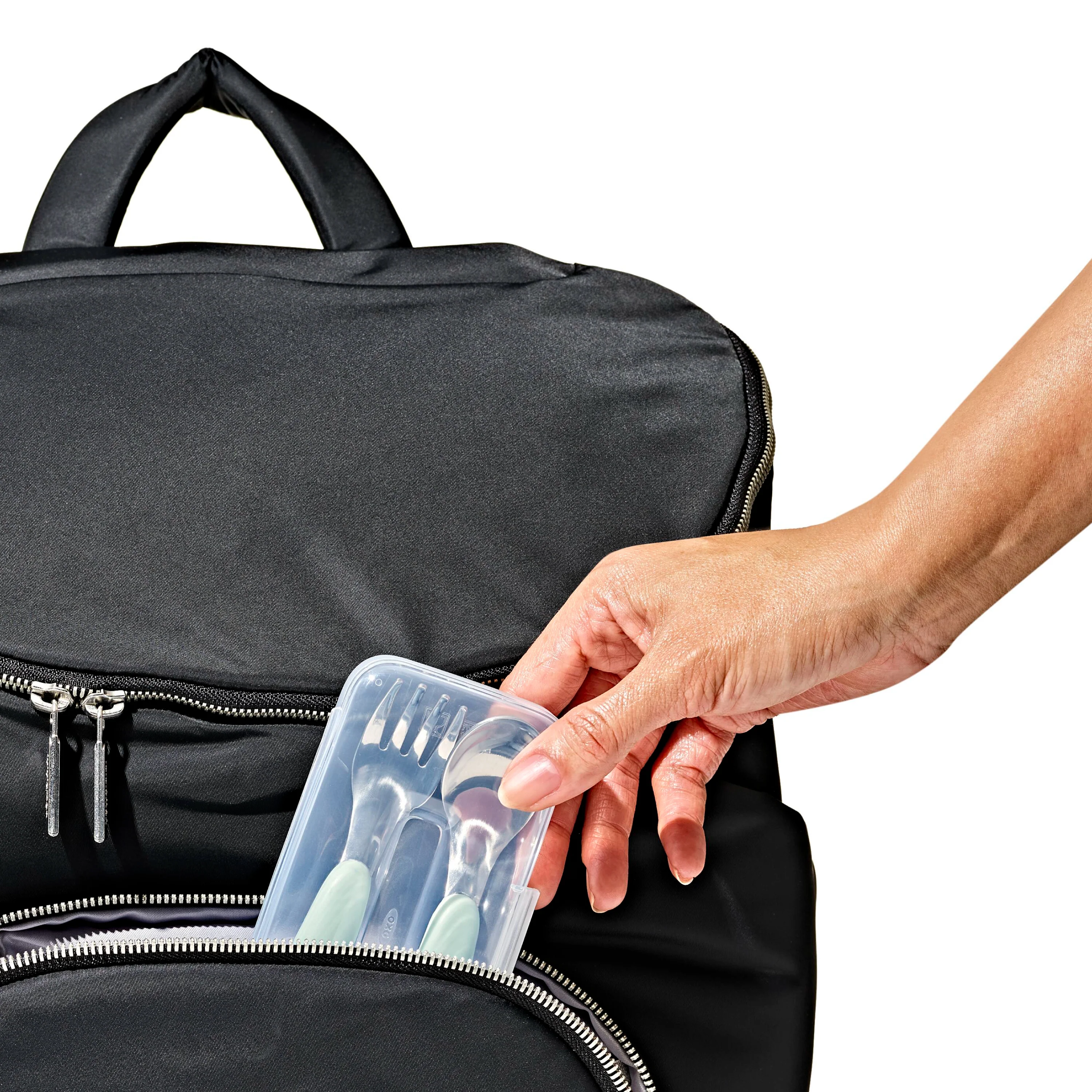 OXO TOT Fork & Spoon Set - Opal - Image 6