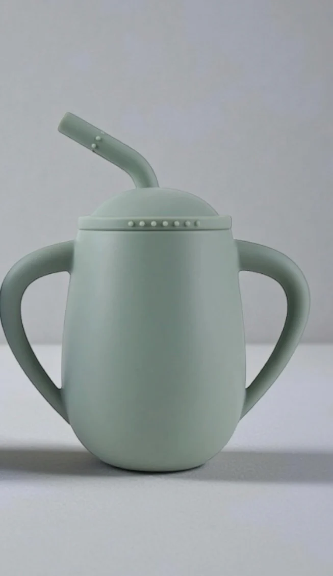 Giggle Bubs EasySip Toddler Silicone Straw Cup - Image 3