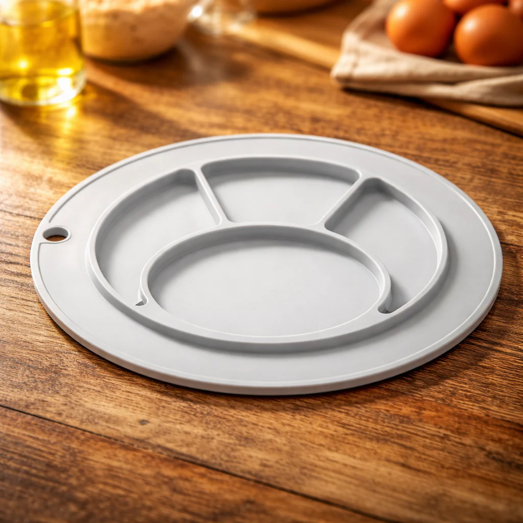 Giggle Bubs, Baby Mini Silicone Suction Plate with Placemat. - Image 7