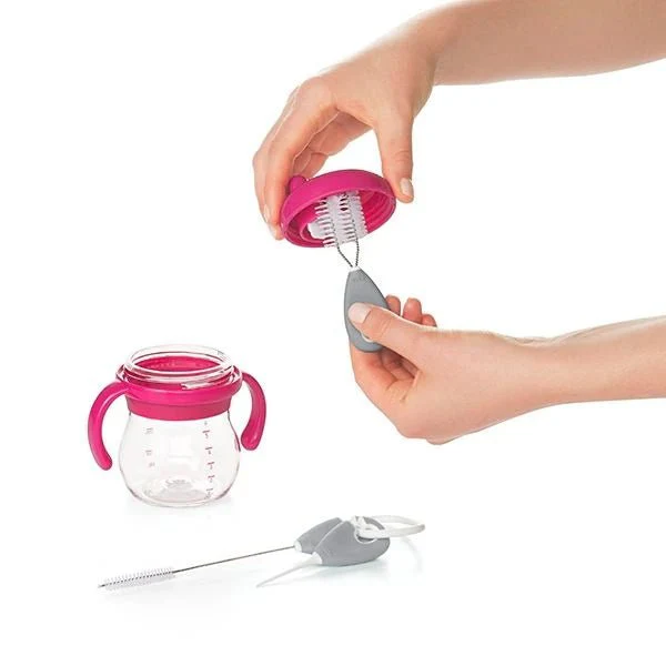 OXO TOT STRAW & SIPPY CUP TOP CLEANING SET - GRAY - Image 6