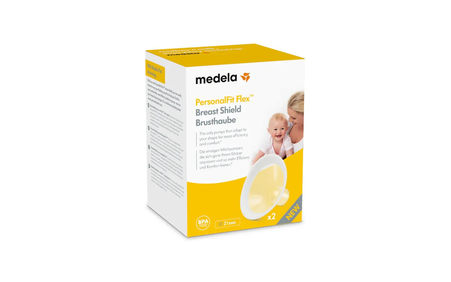 Medela PersonalFit Flex Breast Shields x2 - Image 3
