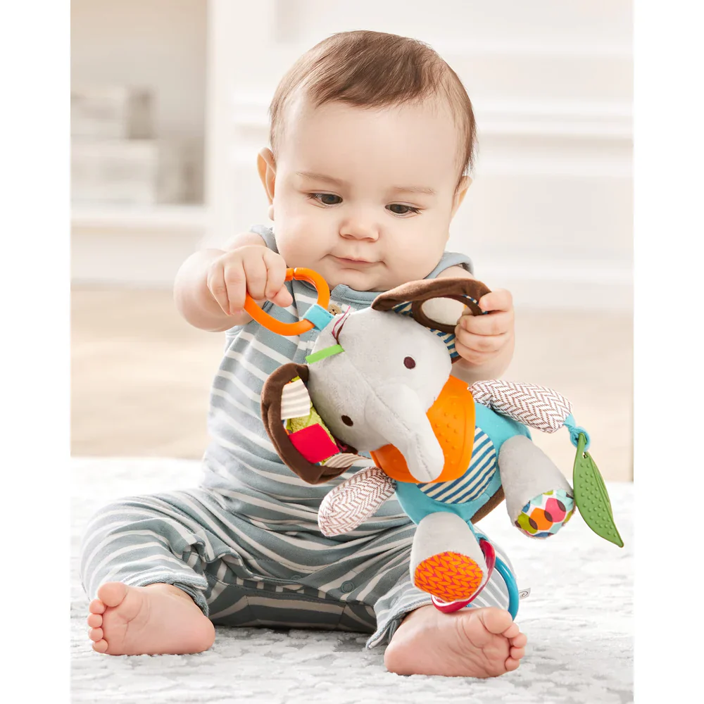 SKIP HOP ELEPHANT BANDANA BUDDIE STROLLER TOY - Image 5
