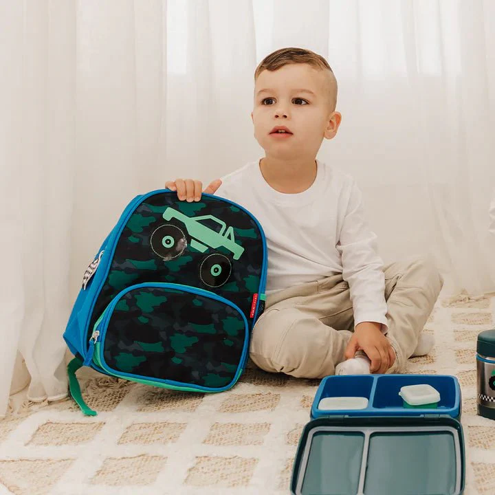 Skip Hop Spark Style Little Kid Backpack- Truck - Image 3