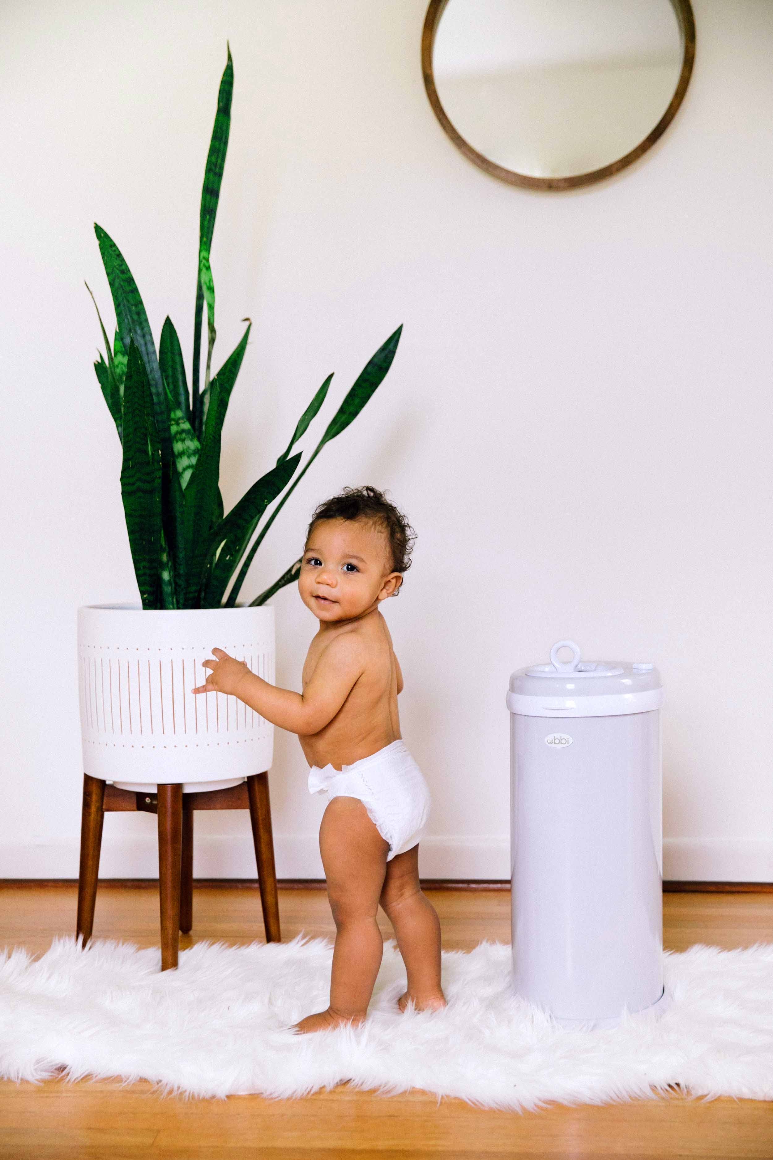 UBBI NAPPY PAIL - GREY - Image 6